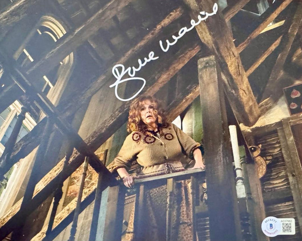Julie Walters Signed 8x10 Photo (Harry Potter) - Beckett COA
